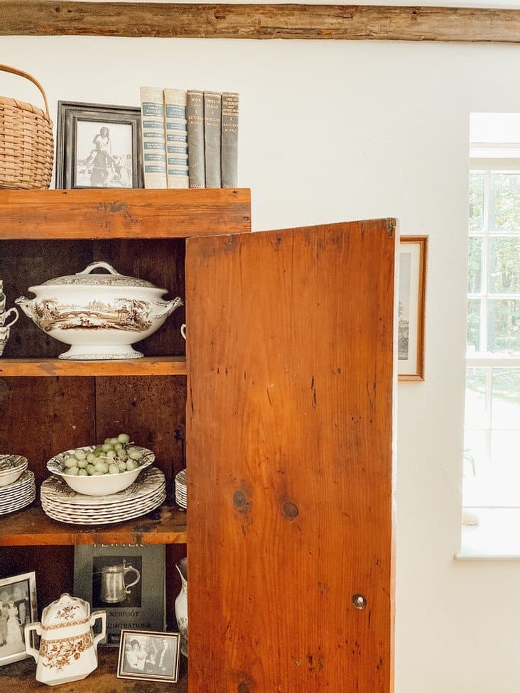 Styling an Antique Hutch