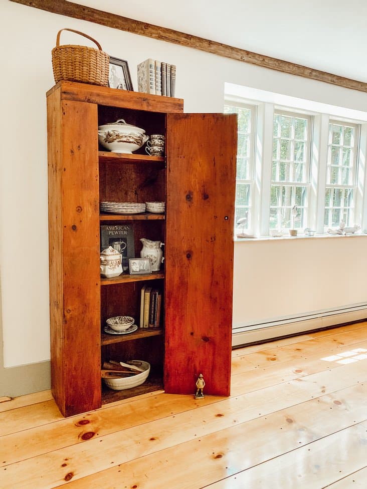 Styling an Antique Hutch