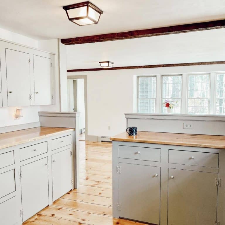 A kitchen with a stove and a refrigerator