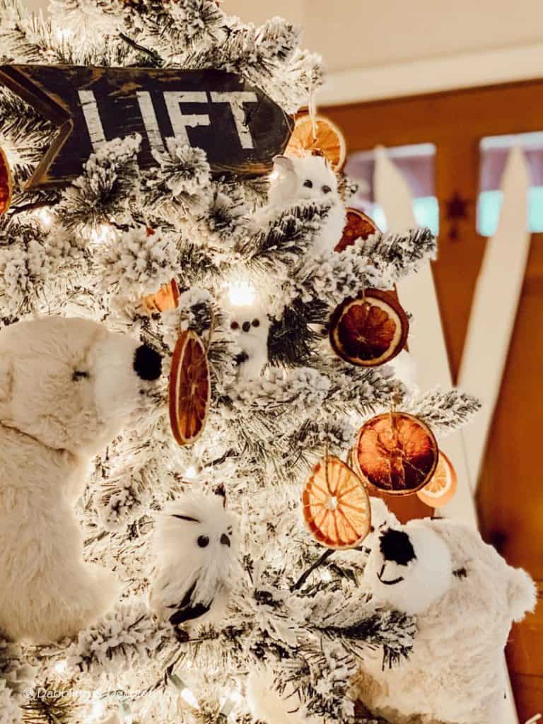 Polar Bear and Owl Inspired Christmas Tree