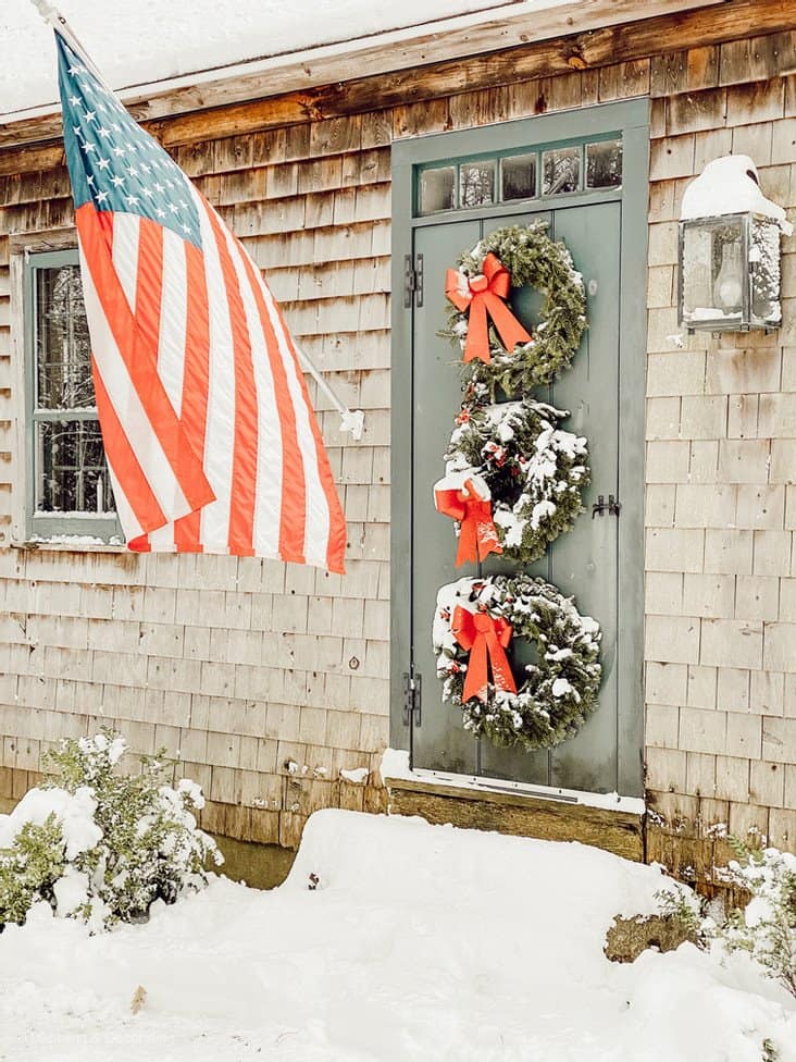 Christmas Wreath Front Door