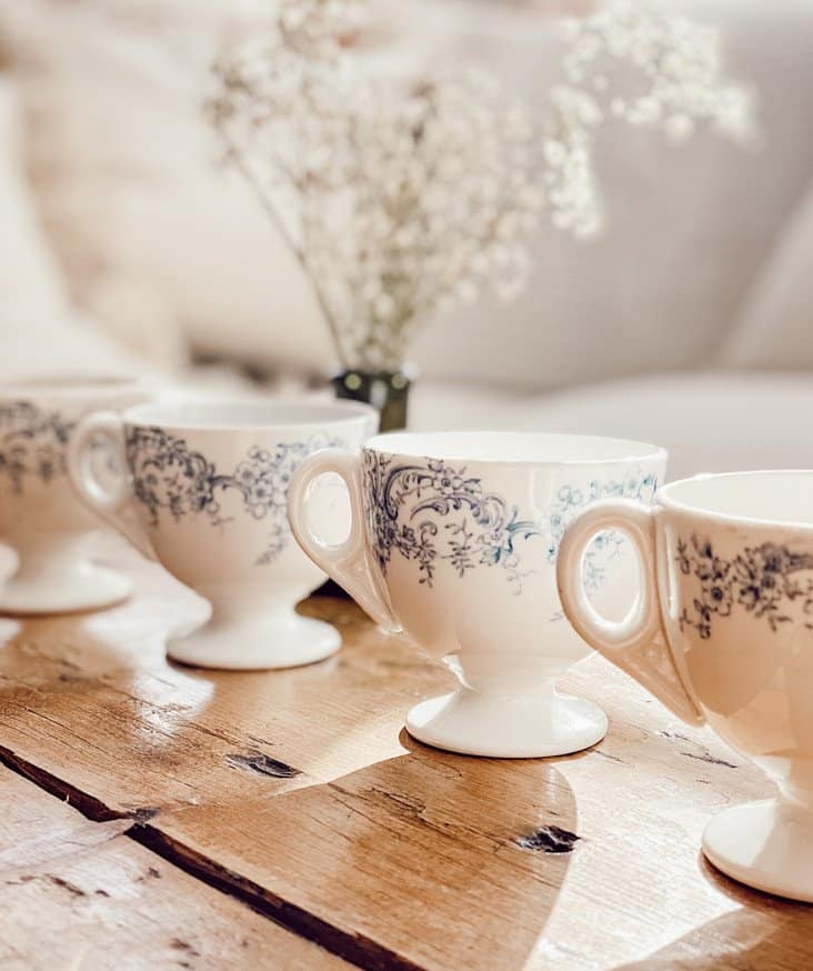 vintage teacups