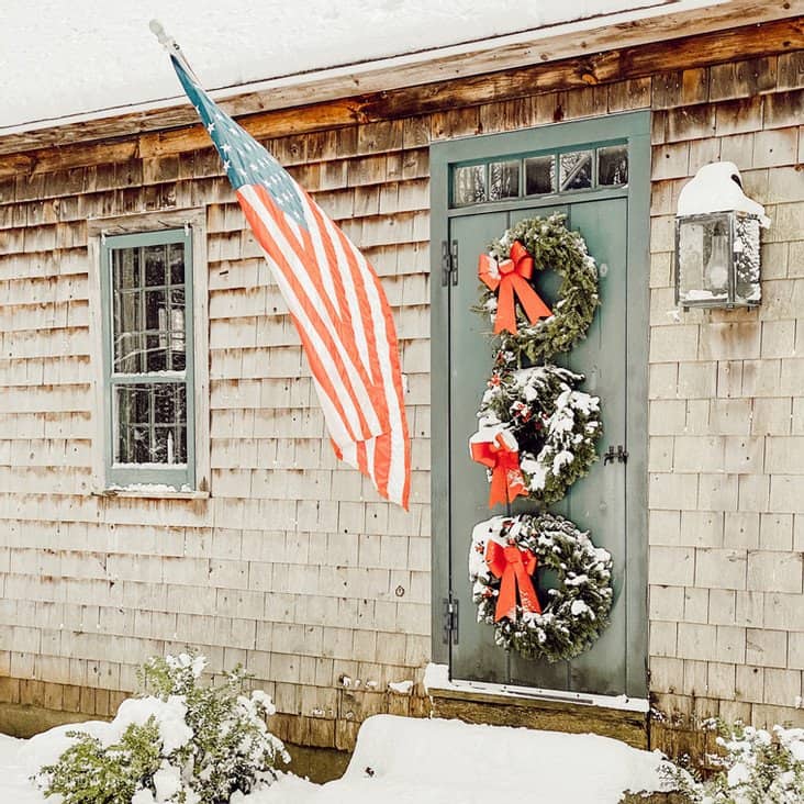 Christmas Wreath Front Door