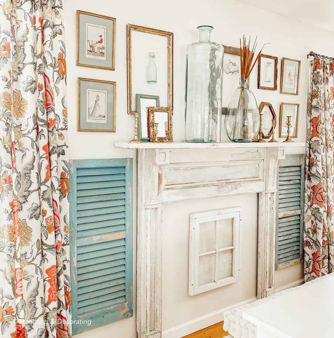 Decorating with Flea Market Frames