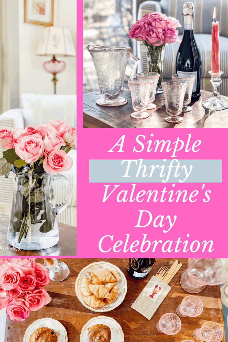 A Simple Thrifty Valentine's Day Celebration