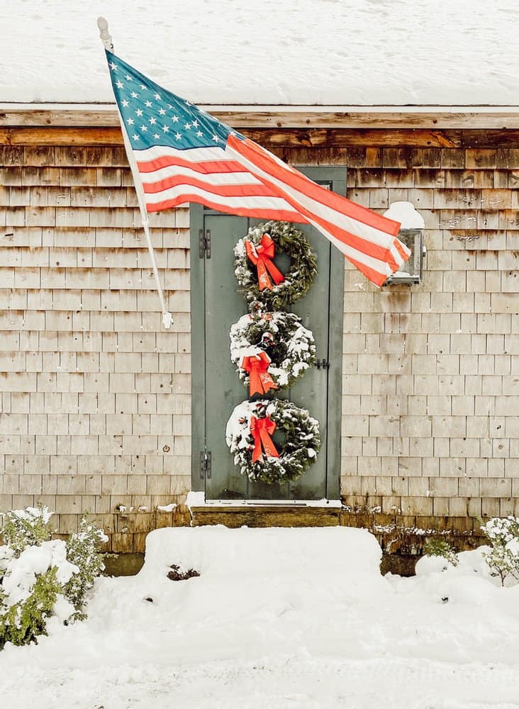 Christmas Wreath Front Door