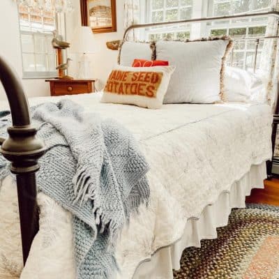 Small Guest Bedroom Seasonal Refresh
