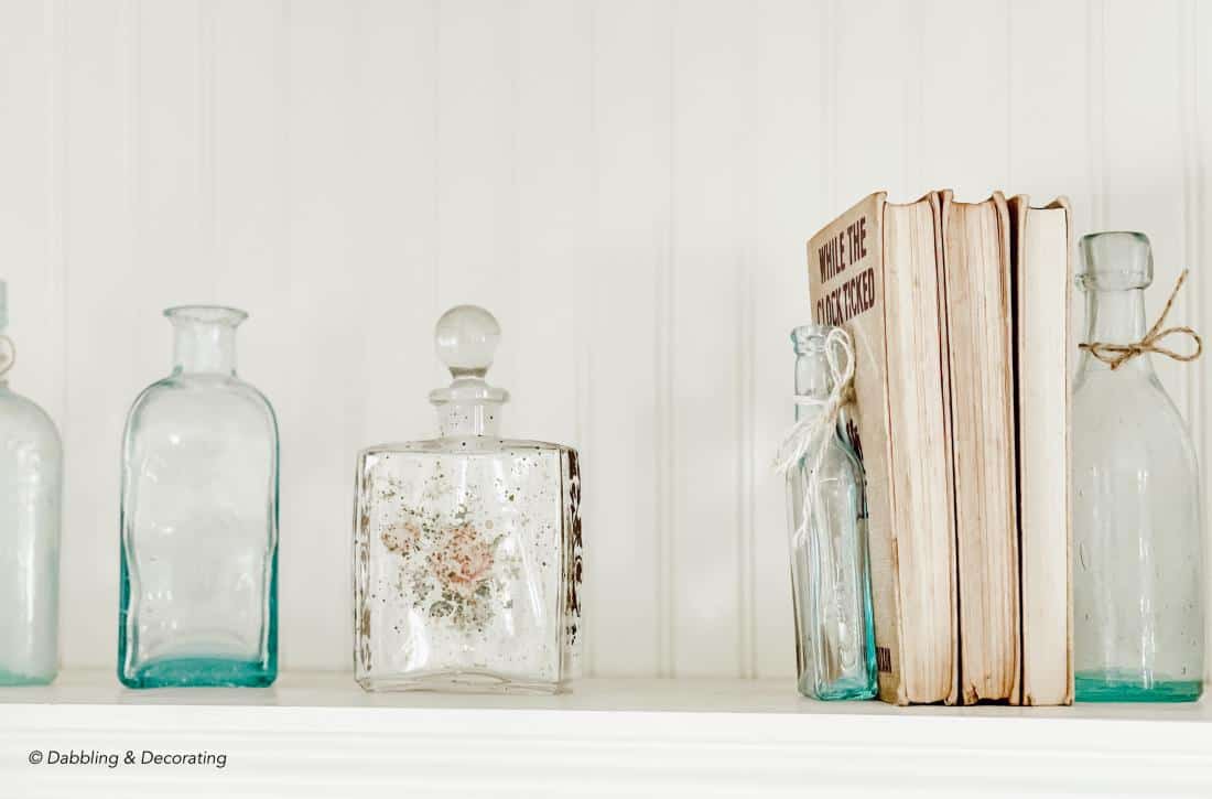 Blue Bottles and books