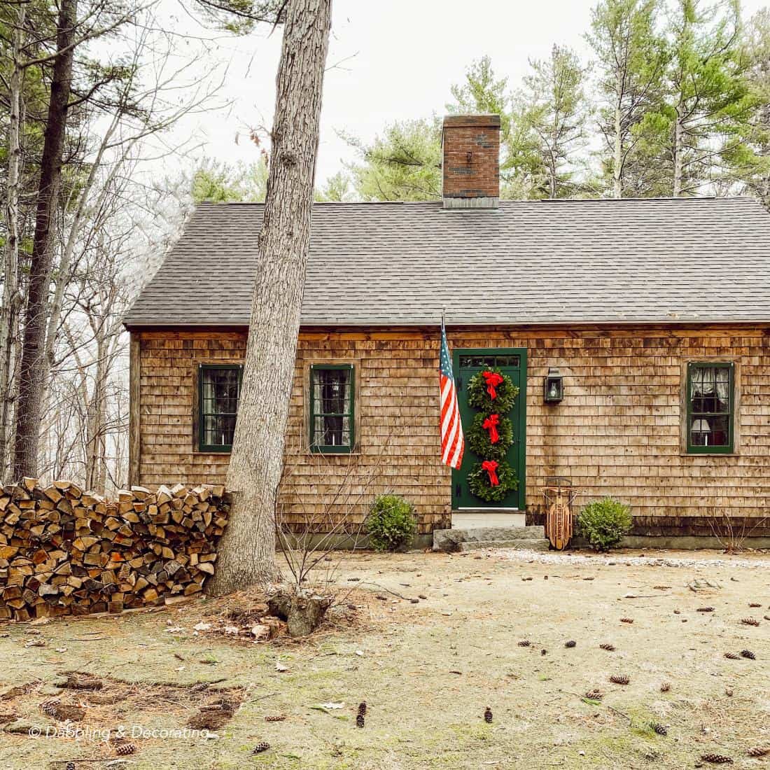 A Front Door Christmas Wreath Tradition