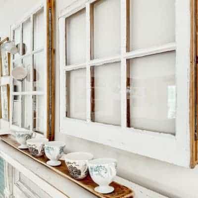 A Vintage Teacup Spring Mantel