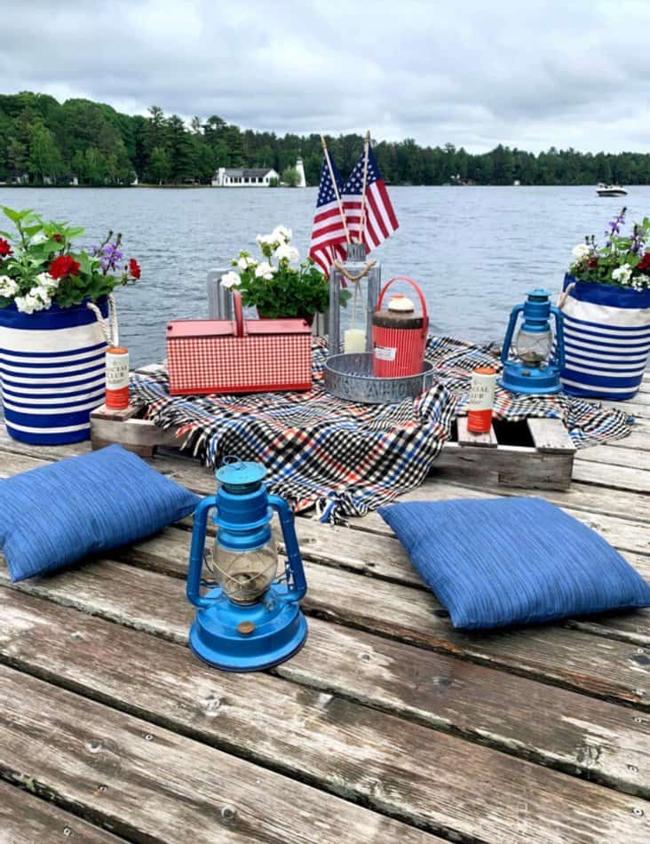 An Alfresco Summer Breakfast Table