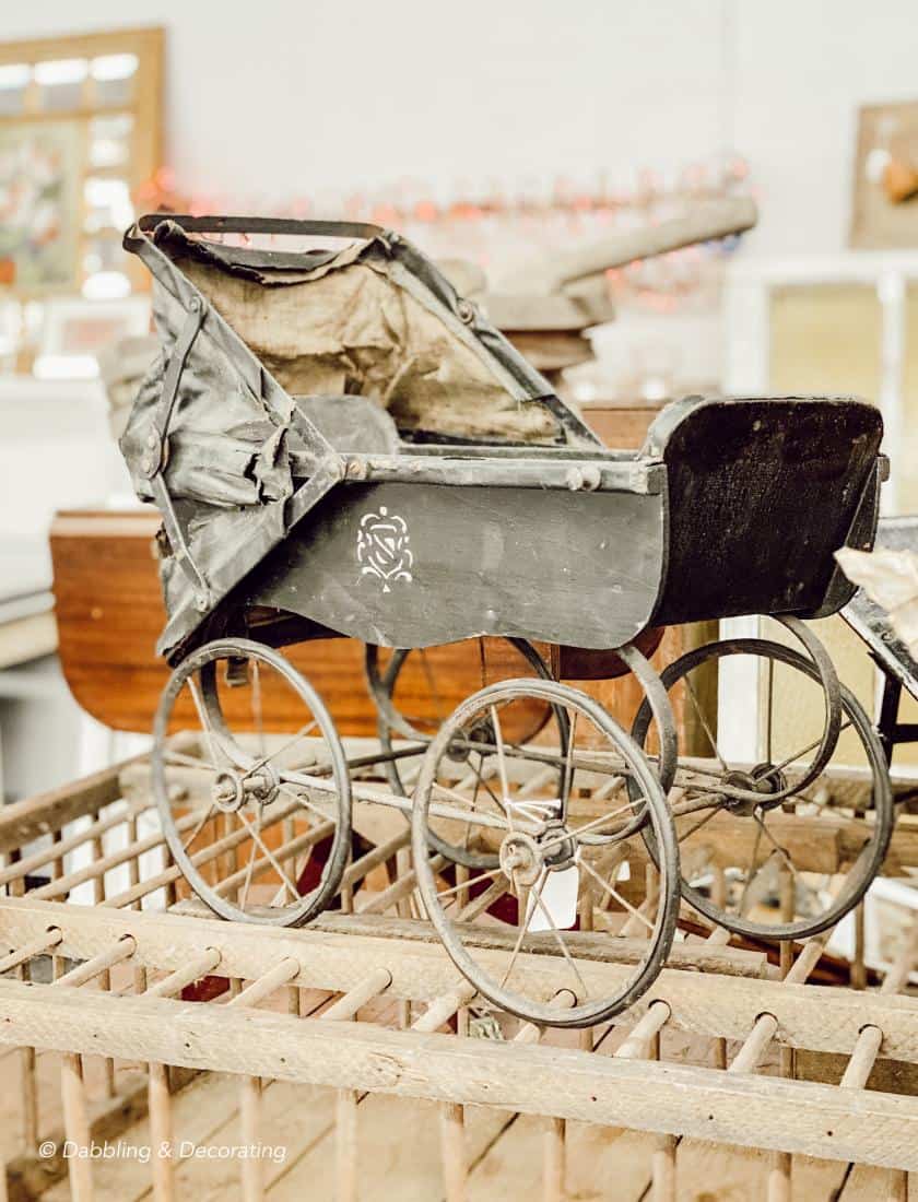 Vintage baby doll carriage