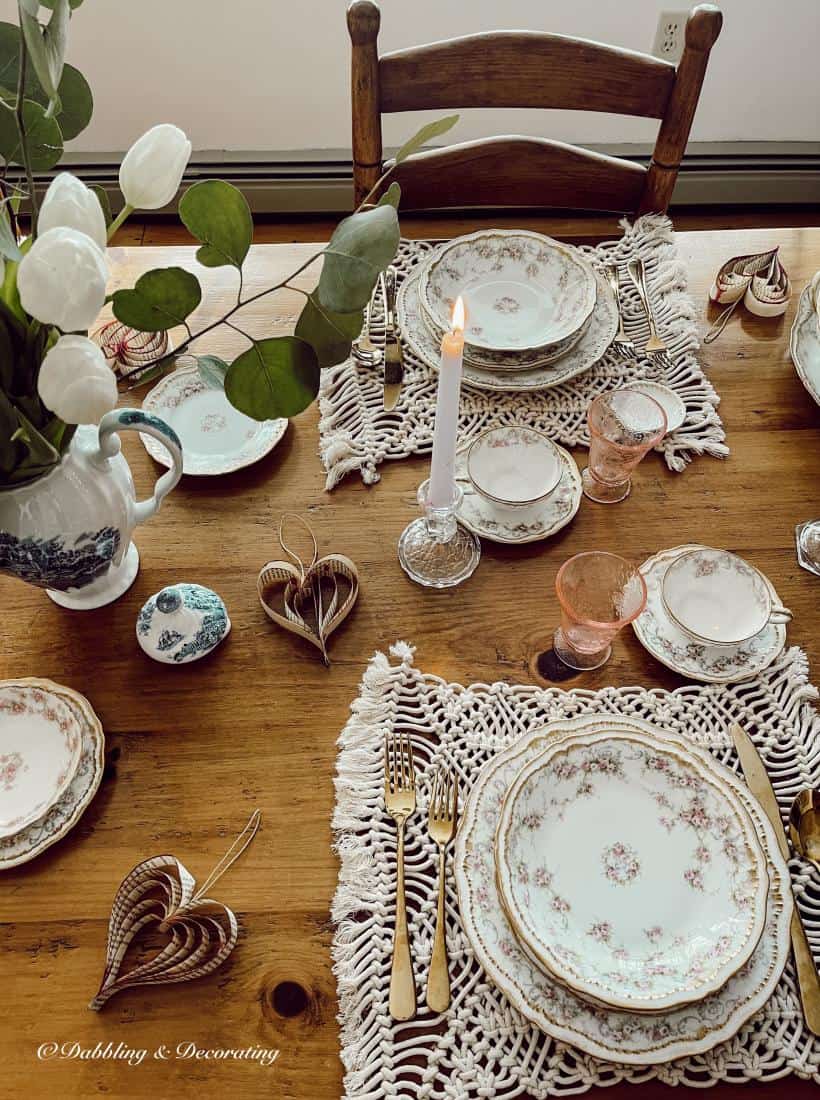 Timeless styled dining room table.