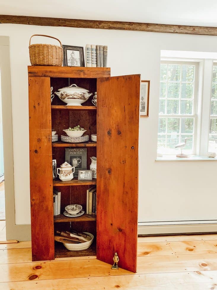 Styling an Antique Hutch