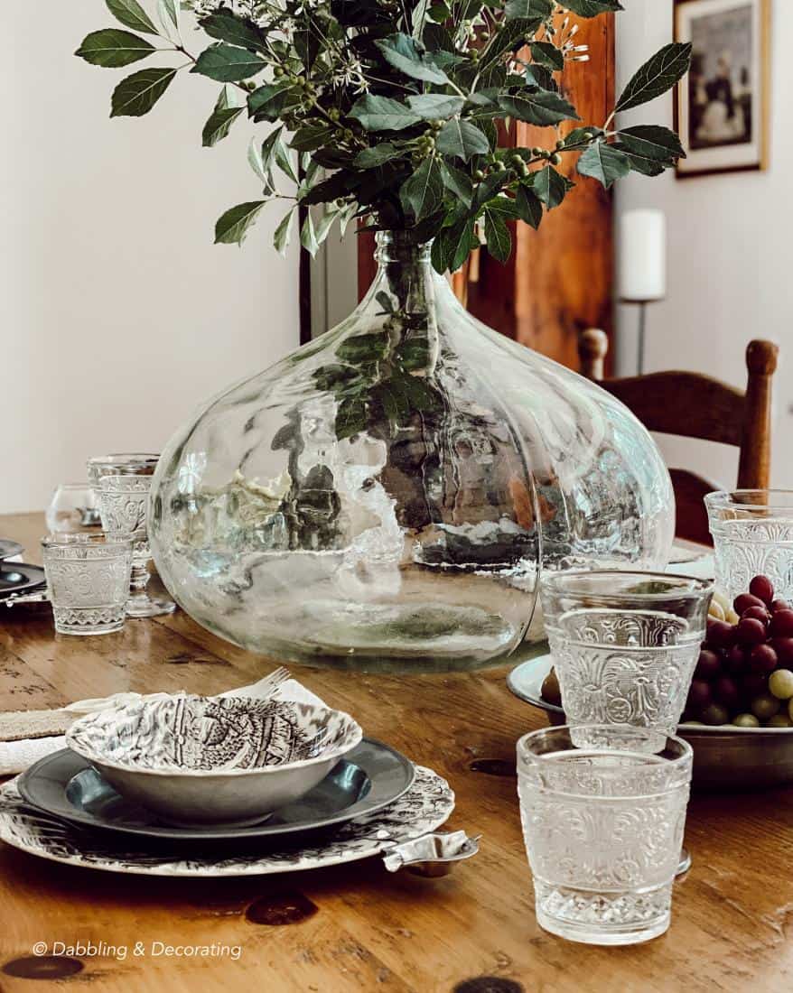 Decorating a Table with American Country Antiques