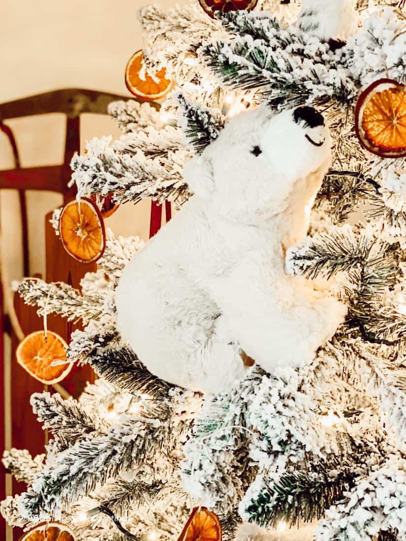 Polar Bear and Owl Inspired Christmas Tree