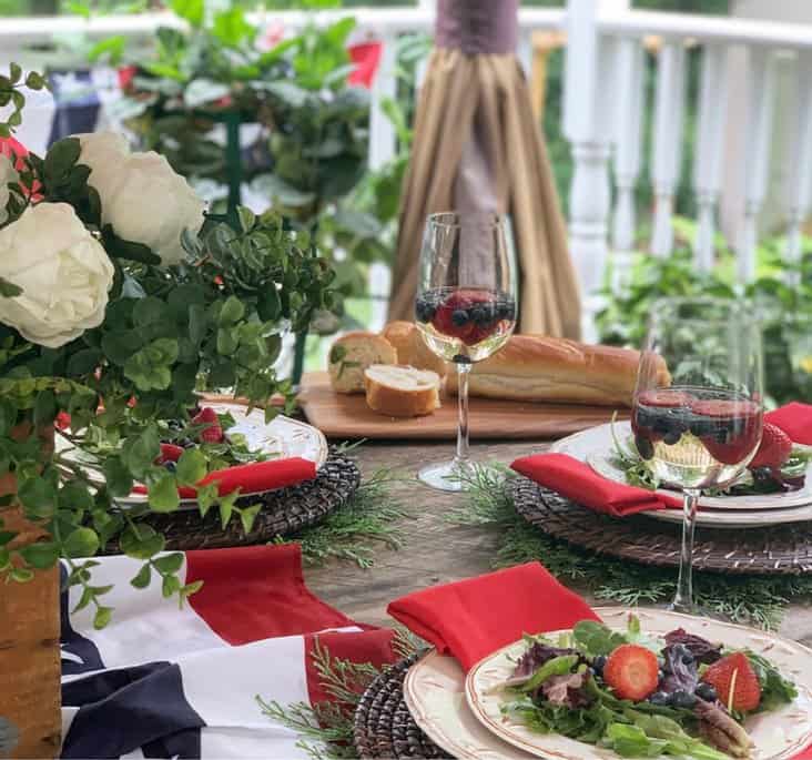 An Alfresco Summer Breakfast Table