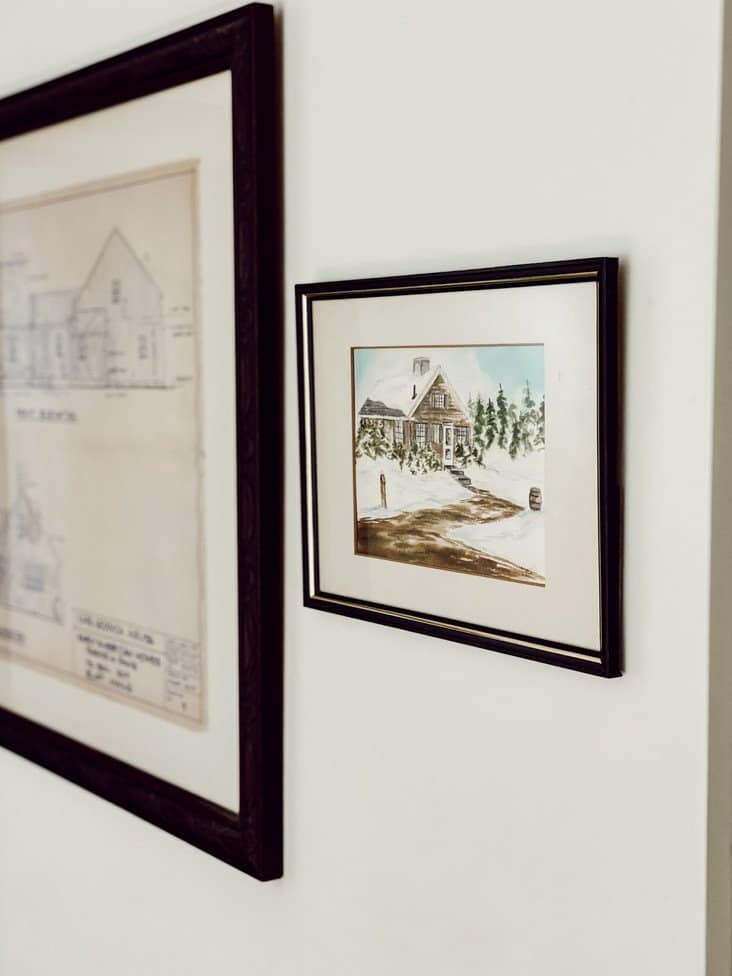 Showcasing Aged Architectural House Drawings