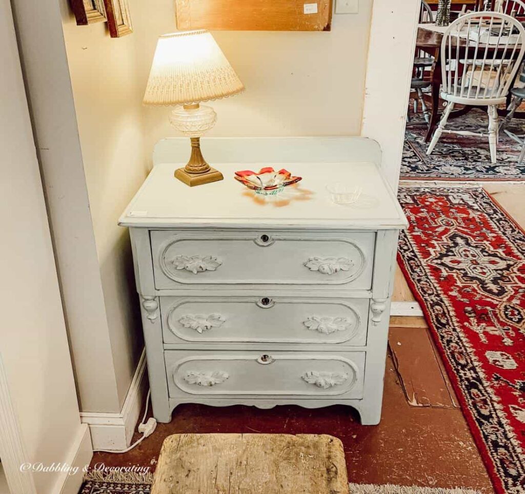 Vintage Dresser in Antique Shop