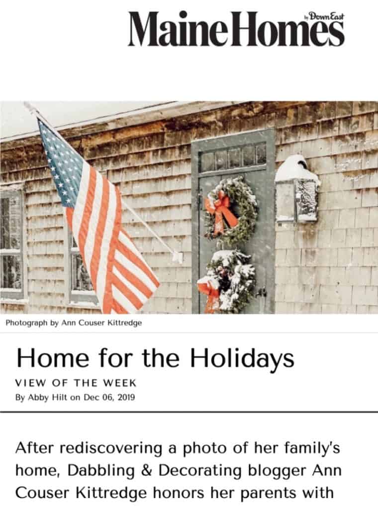 Maines Homes Magazine Article