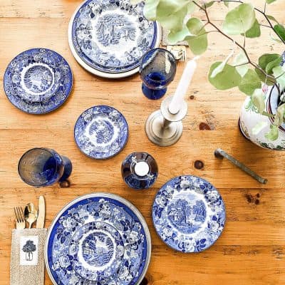 Set the Table in Blue