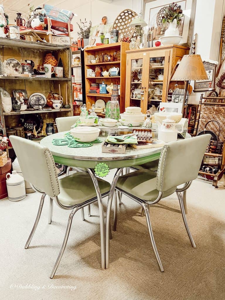 What is thrifting?  Here's the inside of an old vintage thrift shop.