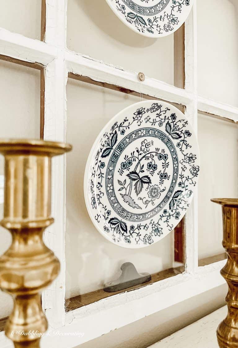 DIY Vintage Plates and Windows: A Simple Tutorial