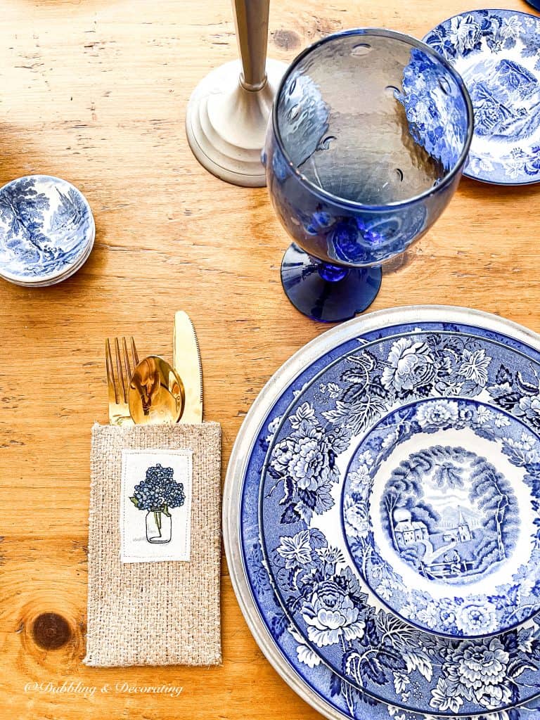 Set the Table in Blue