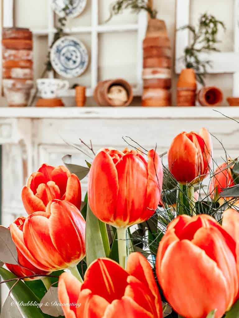 Uniquely Decorate with Tulips and Terracotta