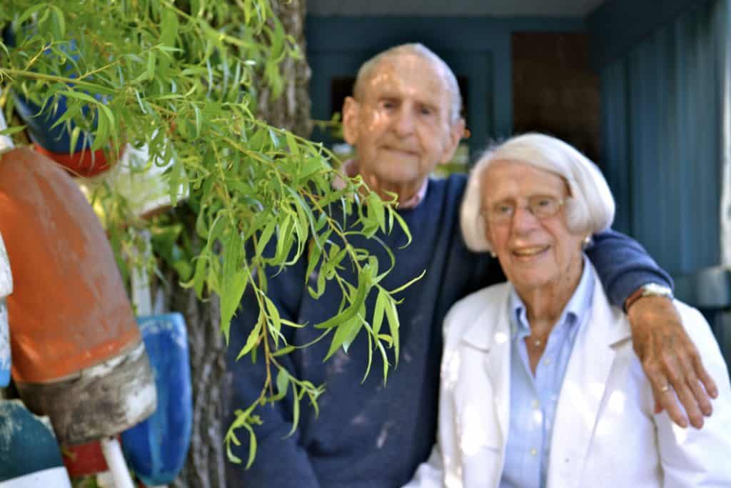 Shirley and Ken Couser at the Cape Neddick Lobster Pound.  Coastal Maine Heritage - Embracing My Roots