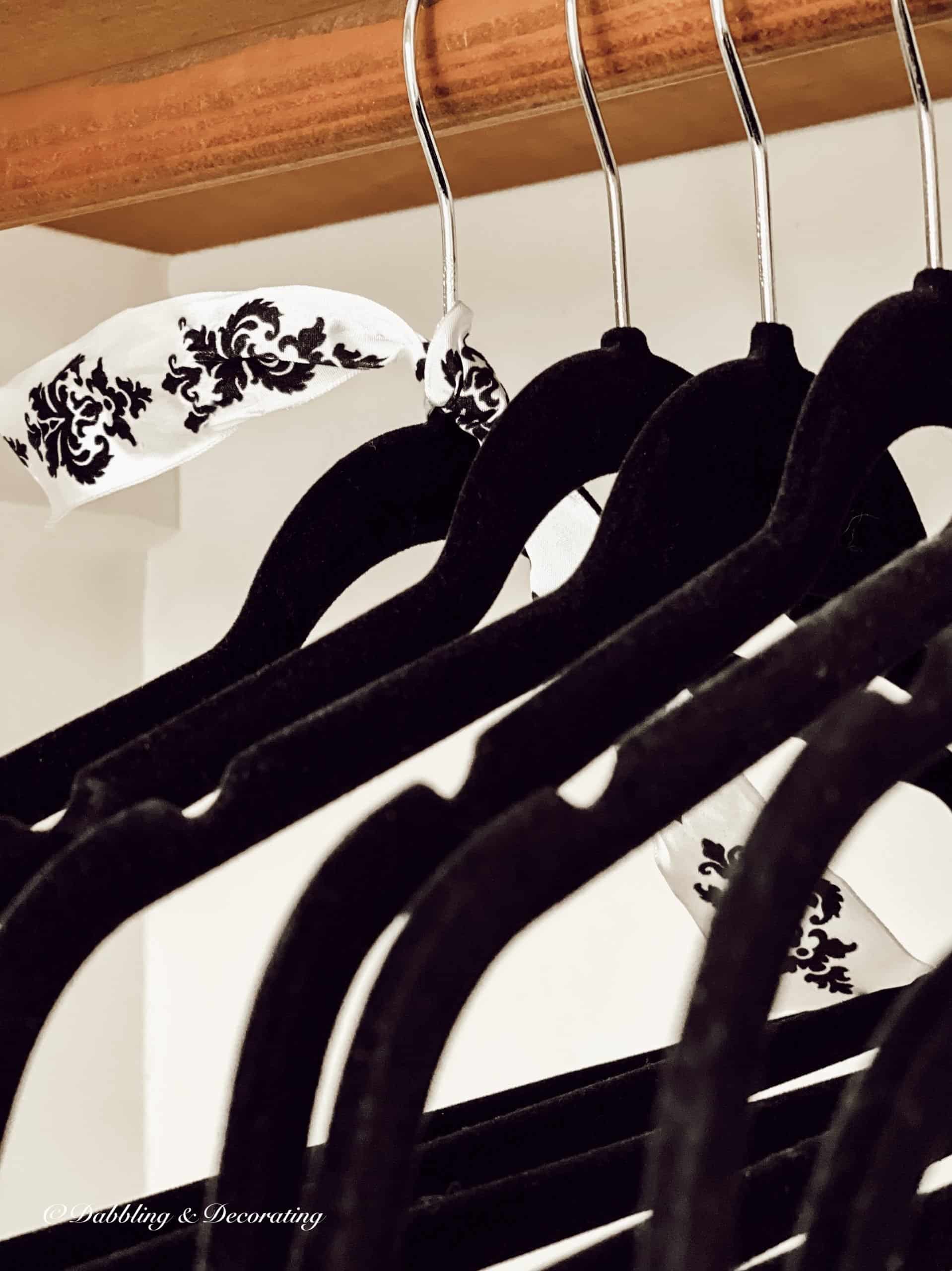 Black Velvet Clothes Hangers Refresh Your Closet Instantly Dabbling