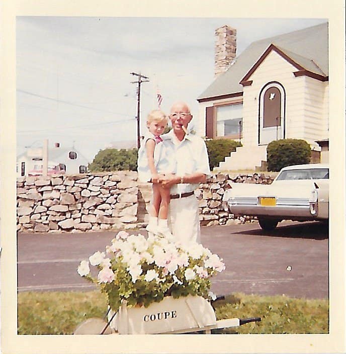 Me and my grandfather, Frank Coupe on Sea Turn.  Coastal Maine Heritage - Embracing My Roots