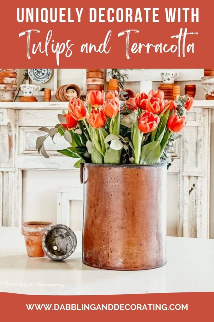 Uniquely Decorate with Tulips and Terracotta