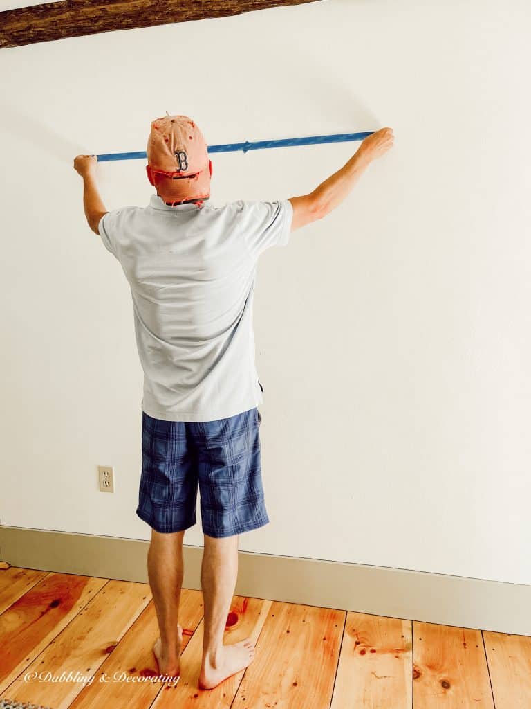 A man standing in a room