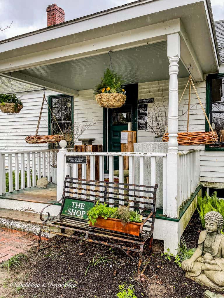 Rainy Day at Snug Harbor Farm shop.