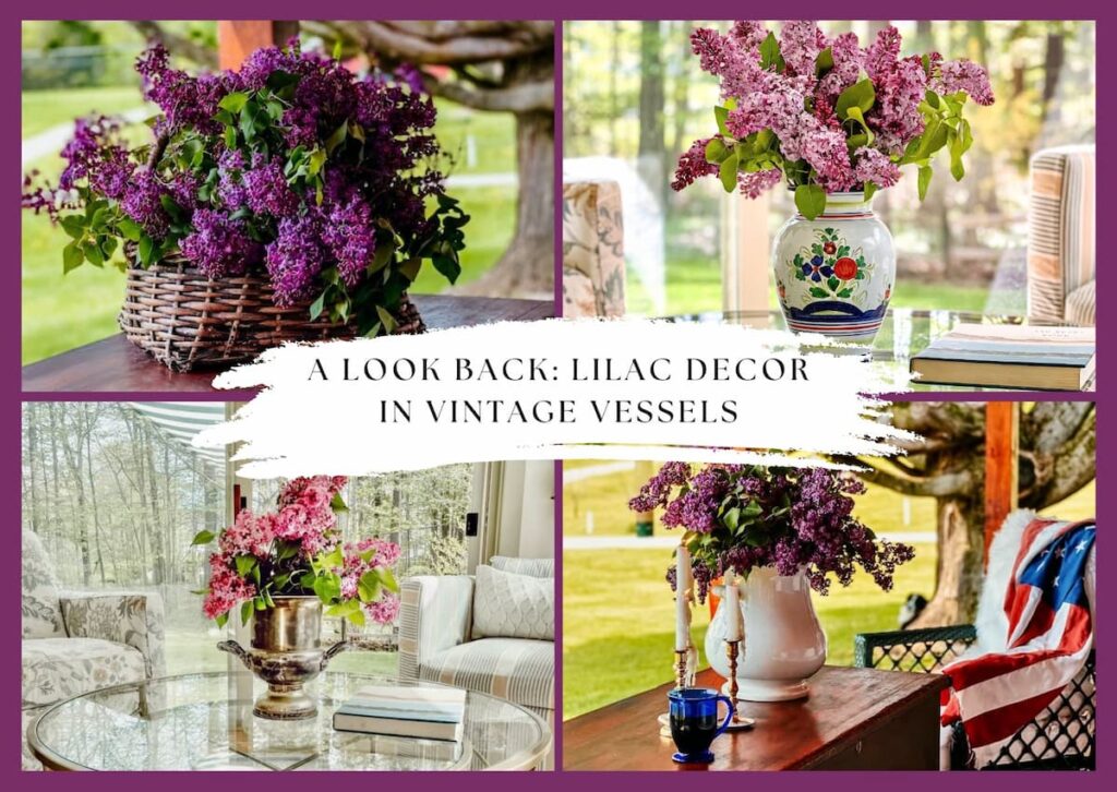 A Look Back: Lilac Decor in Vintage Vessels