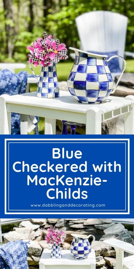 Blue Checkered with MacKenzie-Childs