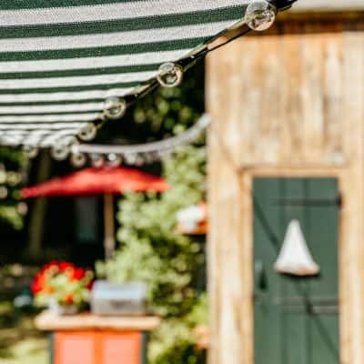 A Shady Solution:  Sun Shade Sail Awnings
