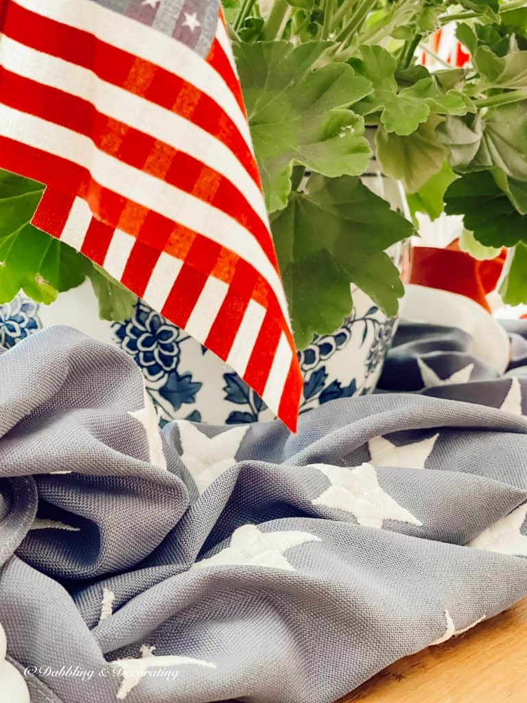 Vintage Style Patriotic Centerpiece