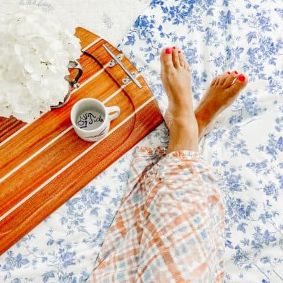My Favorite Nautical Serving Tray with Handles