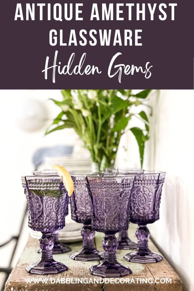 Antique Amethyst Glassware Hidden Gems