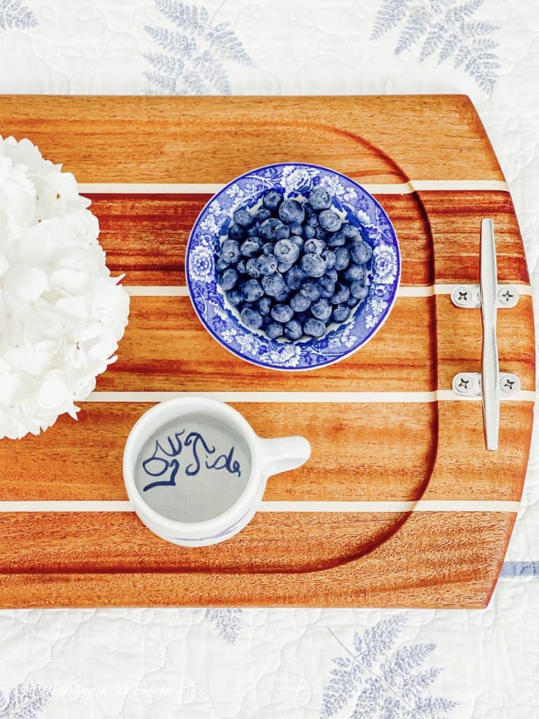 My Favorite Nautical Serving Tray with Handles