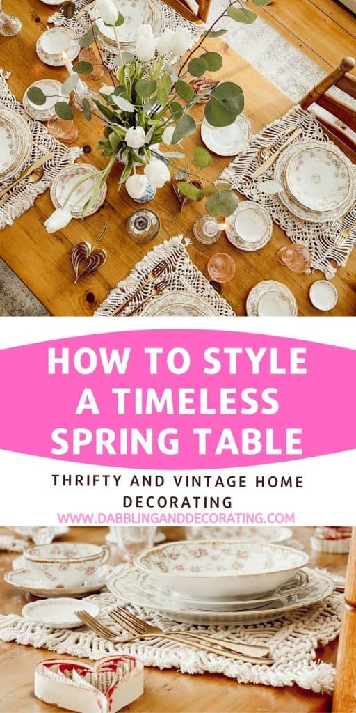 How to Style a Timeless Spring Table