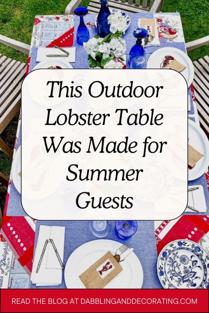 This Outdoor Lobster Table Was Made for Summer Guests