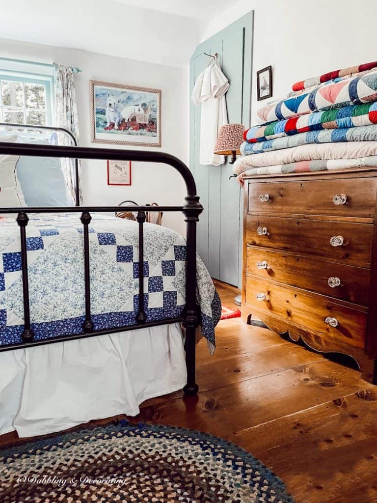 Small Cottage Guest Bedroom, Vintage and Delightful