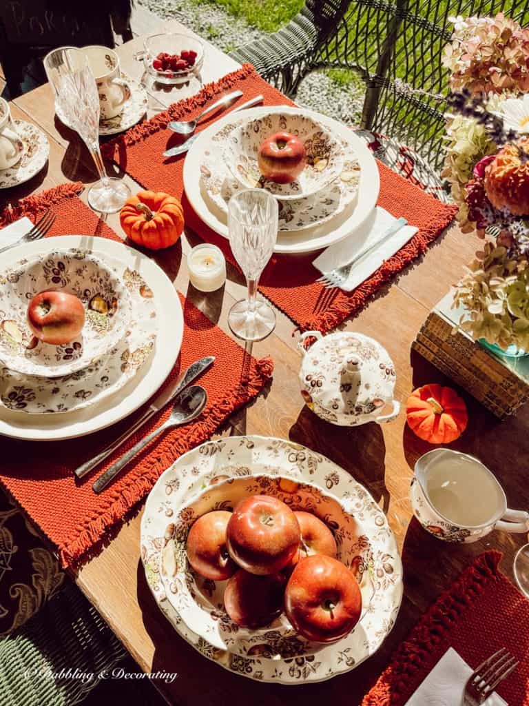 Johnson Brother's Autumn's Delight  Place Settings