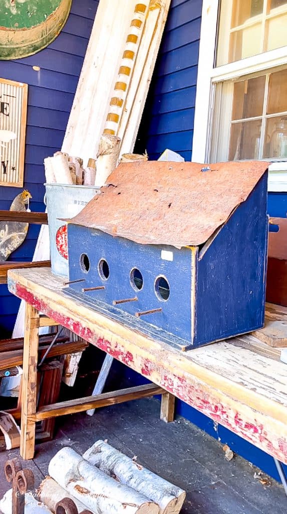 Blue Birdhouse