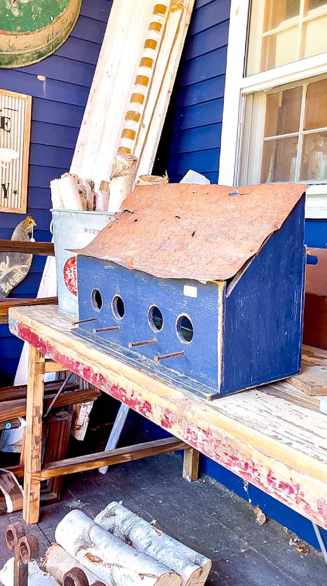 Blue Birdhouse