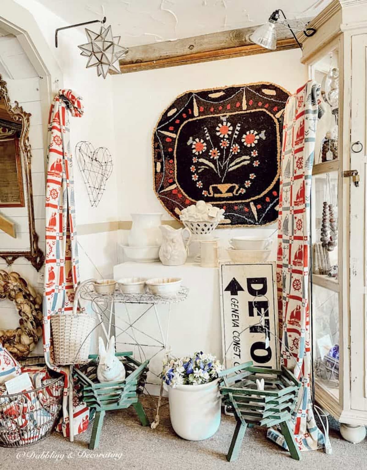 Coastal Curtains for Living Room: Nautical | Dabbling & Decorating
