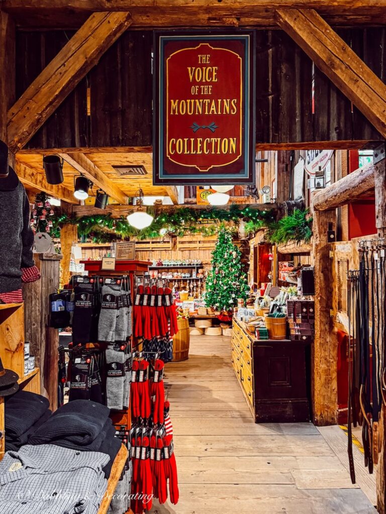 The Voice of the Mountains Collections at The Vermont Store in Weston, Vermont.
